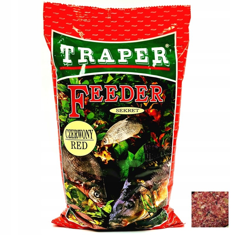 Zanęta Traper SEKRET FEEDER CZERWONY Red 1kg