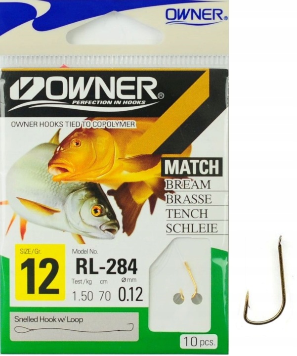 r.12 Haczyki wiązane z przyponem Owner SODE 50284 RL-284