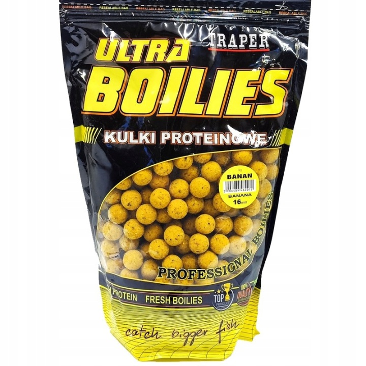 KULKI Zanętowe TRAPER Ultra BANAN 16mm 1kg