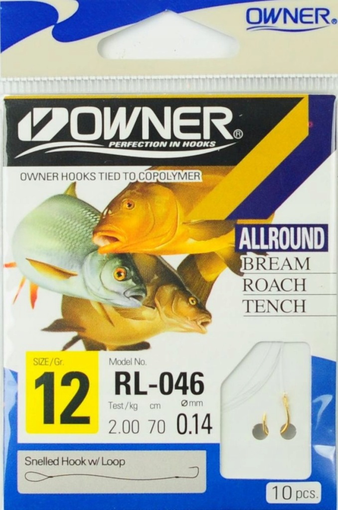 r.12 Haczyki wiązane z przyponem Owner ISEAMA 50046 RL-046