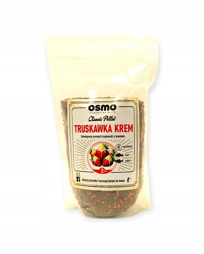 Pellet Osmo Classic Truskawka Krem 800g