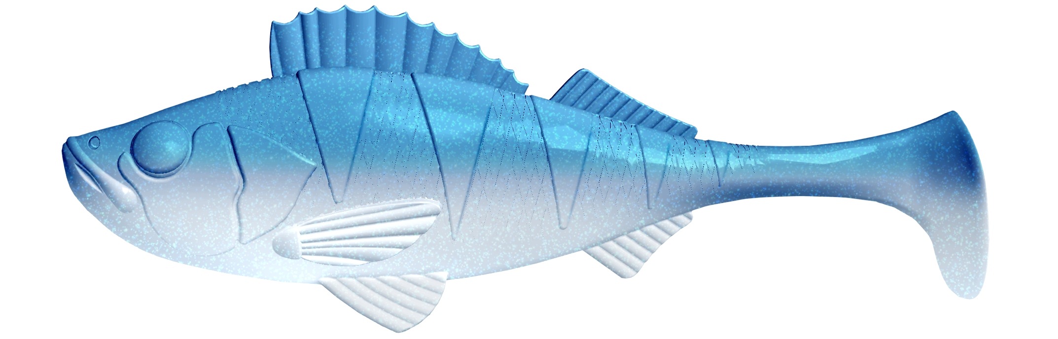 Guma Przynęta Perch Shad 5" 12,5CM Blue Whitefish