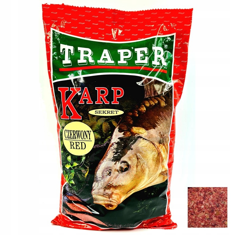 Zanęta Traper Sekret 1kg Karp Czerwony