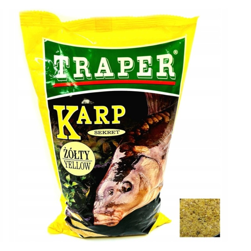 Zanęta Traper Secret Karp żółty 1kg