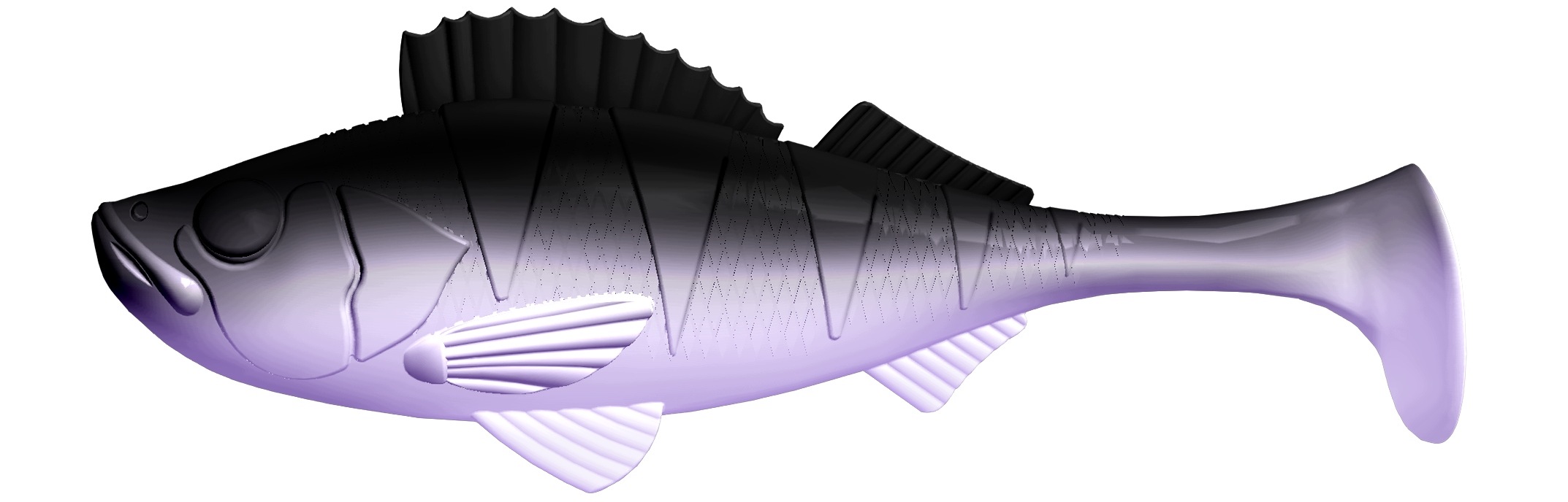 Guma Przynęta Libra Lures Perch Shad 5" 12,5CM 120 Violet Shine